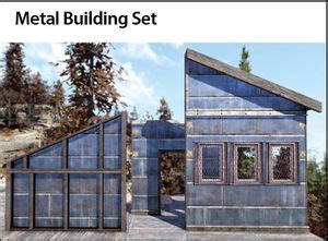 house plans metal buildings fallout 76|fallout 76 plan metal building set.